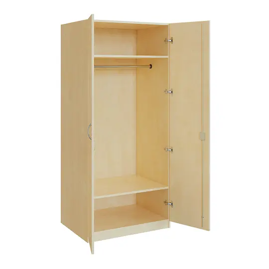 Q 22-80 skříň šatní, 2-dvéřová, 800x600x1800mm, bříza irská